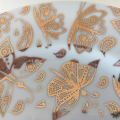 calca ceramica mariposas doradas